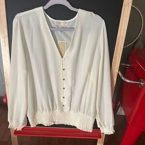 Michael Kors beige shirt